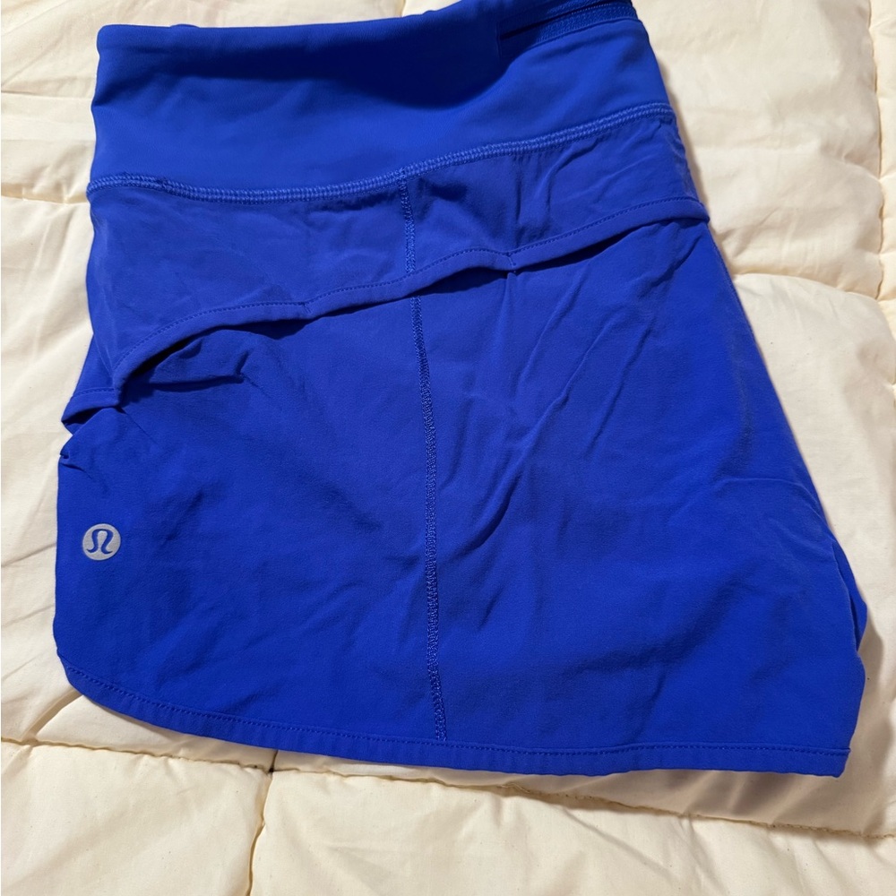 Lululemon Blue speed shorts